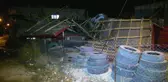 KAHRAMANMARAŞ - Şiddetli rüzgar nedeniyle apartmanın çatısı uçtu