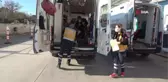 İskeleden düşen 2 işçi yaralandı