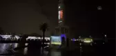 Kore Kültür Merkezi'nin 10. yılı nedeniyle video mapping gösterisi yapıldı
