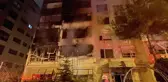 Kadıköy'de 10 katlı binada çıkan yangın söndürüldü