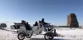 Ani Ören Yeri'nde elektrikli fayton hizmet vermeye başladı