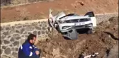 Beton mikserine çarpan otomobilin sürücüsü yaralandı