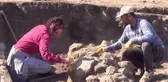 GAZİANTEP - Hamaç Höyük'te Orta Çağ dönemine ait nekropole rastlandı