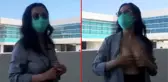 Havalimanında soyunup mastürbasyon yapan genç kadın tutuklandı
