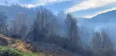 Rize'nin Fındıklı ilçesinde yangın