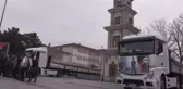 Suriye'ye gıda, kışlık giysi ve yakacak malzemesi gönderildi