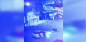 İSTANBUL-MALTEPE'DE OTOMOBİL İLE MOTOSİKLETİN ÇARPIŞMA ANI KAMERADA