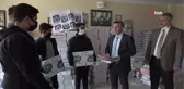 Belde belediye başkanından örnek proje...Topladığı 65 bin kitaptan 45 binini öğrencilere ulaştırdı