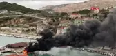 JANDARMANIN BOTU DENİZDE BÖYLE YANDI