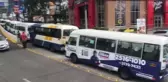 TEGUCİGALPA - Honduras'ta toplu taşıma araçlarının şoförlerinden protesto