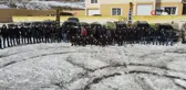 Gümüşhane'de off-road tutkunlarının karla mücadelesi
