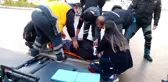 Kamyonetin çarptığı yaya yaralandı