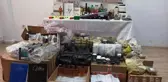 Kayseri'de ilaç yapımında kullanılan kurutulmuş aktar ürünleri ele geçirildi