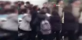 Kız öğrenciler ortalığı birbirine kattı