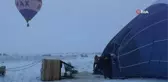 Kapadokya'da balonlar 13 gün aradan sonra gökyüzünü süslemeye devam ediyor