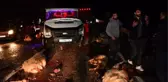 Minibüs sürüye çarptı; çoban yaralandı, 19 koyun öldü