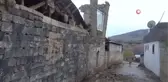Kilis'te şiddetli yağış nedeniyle evin tavanı çöktü