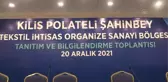 Polateli Şahinbey Tekstil İhtisas Organize Sanayi Bölgesi bilgilendirme toplantısı