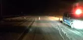 Tipi nedeniyle karayolu trafiğe kapatıldı