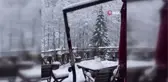Rize'de kar yağışı nedeniyle 40 köy yolu ulaşıma kapandı