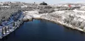 Saklıgöl'de kar güzelliği