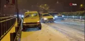 Sarıyer'de kar yağışı etkili oluyor