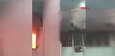 BAYRAMPAŞA'DA AYAKKABI İMALATHANESİNDE YANGIN-1