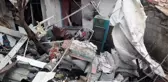 MUTFAKTAKİ PATLAMADA EV HARABEYE DÖNDÜ