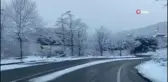Sarıyer'de lapa lapa kar yağdı