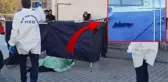 Cinnet getiren kişinin karısını öldürüp intihar ettiği anlar kamerada! Yerdeki kadına defalarca ateş etmiş