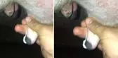 Ahıra giren çiftçi, inekteki tuhaflığı hemen fark etti! Mastit olan hayvanın memesinden katı halde süt çıktı