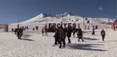 Erciyes'te hafta sonu yoğunluğu