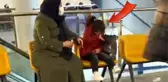 Poliklinikteki çocuğun dizine vurup, tokat attı! O anlar kamerada