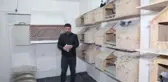 DİYARBAKIR - Binlerce güvercin, dondurucu soğukta sobayla ısıtılan otelde konaklıyor (1)