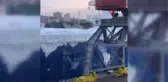 Rusya'ya giden gemideki otomobiller buz tuttu