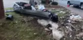Alabama'yı fırtına vurdu, uçan çatılar yola savruldu