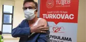 Eskişehir'de yerli aşı yoğunluğu; ilk aşısını Turkovac oldu