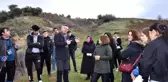 Hisarlan jeoparkına protokol eşlerinden ziyaret