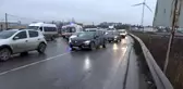 Arnavutköy'de işçi servisi ile tır çarpıştı: 10 işçi yaralandı