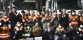 Hak-İş Başkanı Arslan, gece vardiyasında görevli temizlik çalışanlarını ziyaret etti