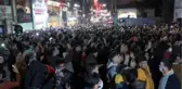 Vatandaşlar yılbaşını meydanlarda kutladı - Beşiktaş / Taksim