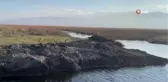 Eber Gölü'nün eski haline gelmesi için kaçak bentler açılmaya başlandı