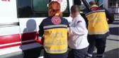 HASTA SEVKİNE GİDEN AMBULANS KAZA YAPTI, 1 SAĞLIKÇI YARALANDI