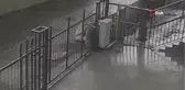 Pendik'te dikenli tellerin üzerinden atlayıp hırsızlık yapan kadın pes dedirtti