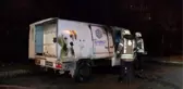 Güngören'de Bakırköy Belediyesi'ne ait bakıma muhtaç hayvanları toplama aracı yandı