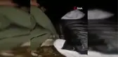 Tel örgülere takılan dağ keçisini köylüler ve jandarma kurtardı