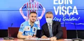 Edin Visca için imza töreni düzenlendi