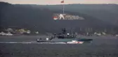 Romanya mayın gemisi Çanakkale Boğazı'ndan geçti