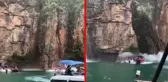 Brezilya'da kopan devasa kaya parçası turistlerin üzerine düştü: 2 ölü, 34 yaralı