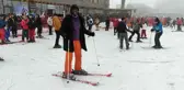 Hayatında ilk defa kar gören Afrikalı genç sevinçten havalara uçtu